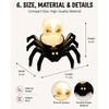 Halloween Spider Eyeball LED Tealight for Spooky Decor – Flameless