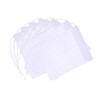 Mikinona 100 Empty Drawstring Tea Filter Bags 70x90mm Non-Woven for