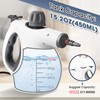 Pressurized Handheld Steam Cleaner with 14 pcs Accessories 15.2OZ Multi-Purpose
