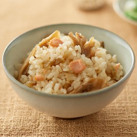 MUJI TBB28A4S Cooked Rice with Salmon Harras and Maitake Mushrooms, 6.1 oz (172 g), Serving 2-3 Serves