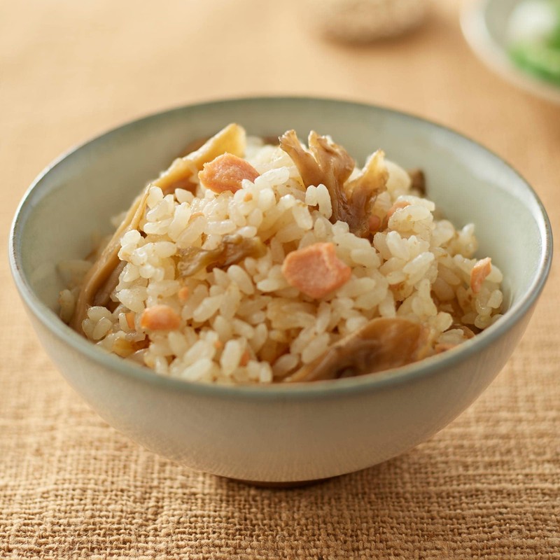 MUJI TBB28A4S Cooked Rice with Salmon Harras and Maitake Mushrooms,