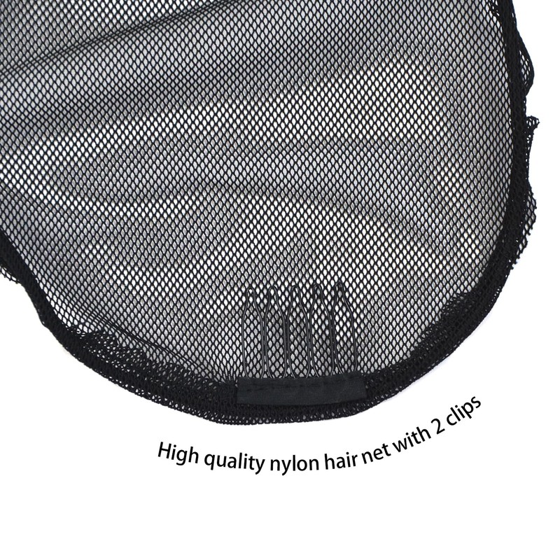 YTBYT 3 Pcs Black Round Ponytail Net Elastic Drawstring Hair