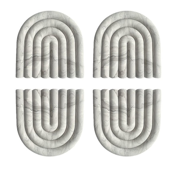 Trivets for Hot Dishes, Silicone Trivet Mats, Heat Resistant Pot