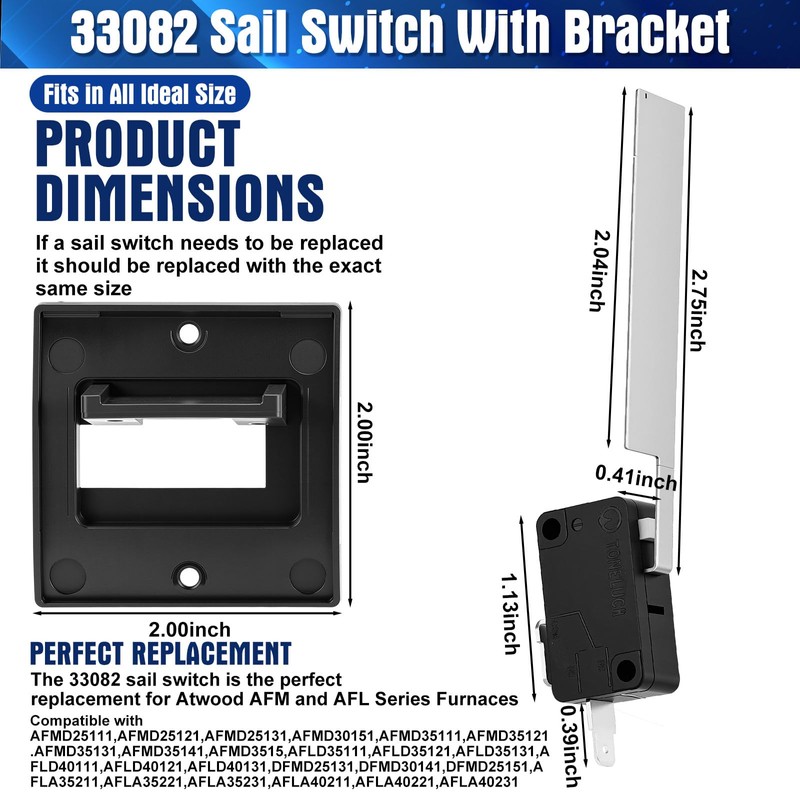 Copkim Rv Furnace Replacements Parts Compatible with Atwood 35100 Furnace