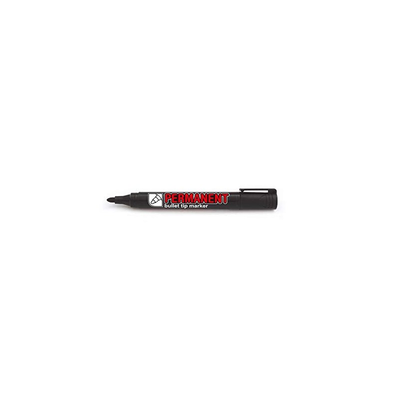 CROWN Permanent Markers Bullet Tip Markers - Pack Of 12