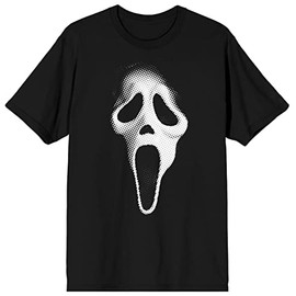 Ghostface Dithers Mask Men's Black T-Shirt-Medium