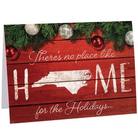 Fox Valley Traders Custom Home State Christmas Card set of 20, North Carolina