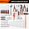 REALTEK 100 Piece Mechanic Tool Set, Car Tool Kit, Cr-V