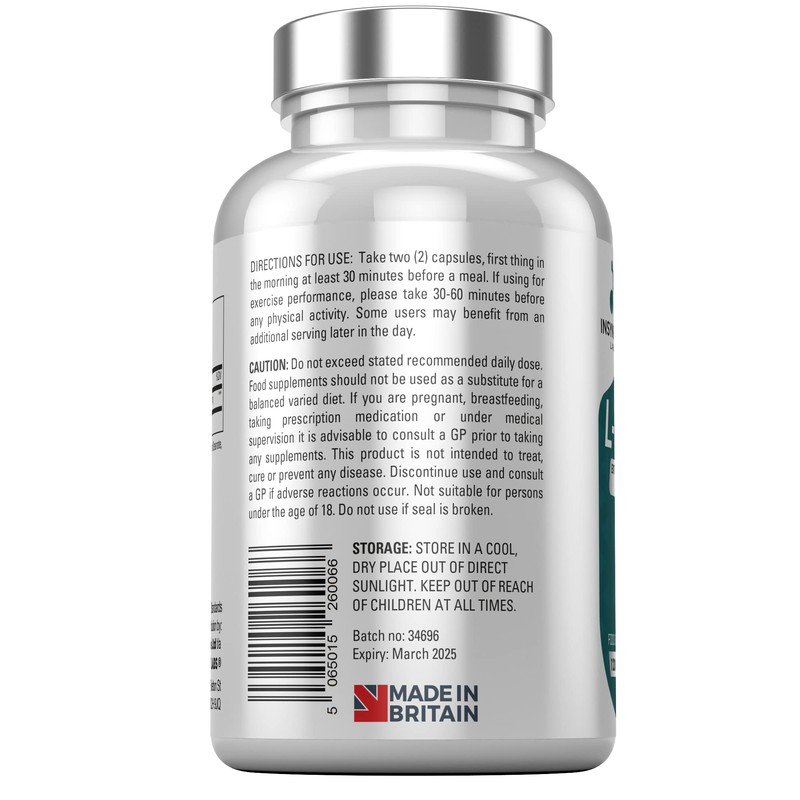 Insynergy Labs L-Tyrosine Ultra Premium Grade | L tyrosine 1,000mg