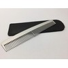 Swedish Crown 2205-A-ET Pocket Comb with Genuine Leather Case
