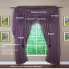 Today's Curtain Emelia Original Voile Fan Insert, Amethyst, 30" W