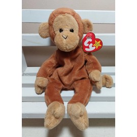 Ty Beanie Baby Monkey BUYERS CHOICE New w/Tag Protector Bongo Congo Mooch Cheeks - Bongo
