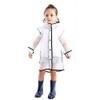 Kids Raincoat EVA Rain Poncho,Portable Hooded Poncho Jacket Rain Coat