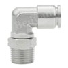 Beduan Push to Connect Fitting Elbow, 1/4" Tube OD x