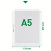 leitz Esselte Heavy Duty Plastic Sleeves-a5-Grained Plastic