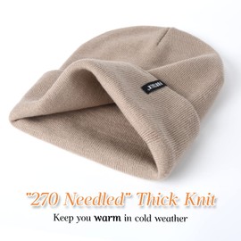 FURTALK Beanie Hat for Men Women Winter Hats for Women Men Soft Warm Unisex Cuffed Beanie Knitted Skull Cap