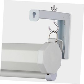 jojofuny 2pcs Heavy Duty Projector Screen Mounting Hook Brackets Sturdy Projector Holder for Wall Installation and Projection Screen Support