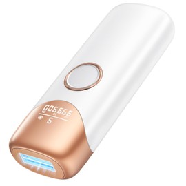 YUNDOO CT05 IPL Light Epilator, Men's, Beard, Women's, VIO Compatible, 9 Levels Adjustable, 19.8 J High Output, 990,000 Irradiation, Automatic/Manual Irradiation Mode, For Face, Beard, Arms, Legs,