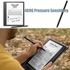 Stylus Pen Replacement for Kindle Scribe,Magnet Adsorption EMR Pen for Digital Writing,4096 Pressure Sensitivity,Drawing Replacement for Kindle Scribe Pen (Black)