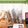 6 Pcs Clear Acrylic Magazine File Holder Plastic Desk Organizer