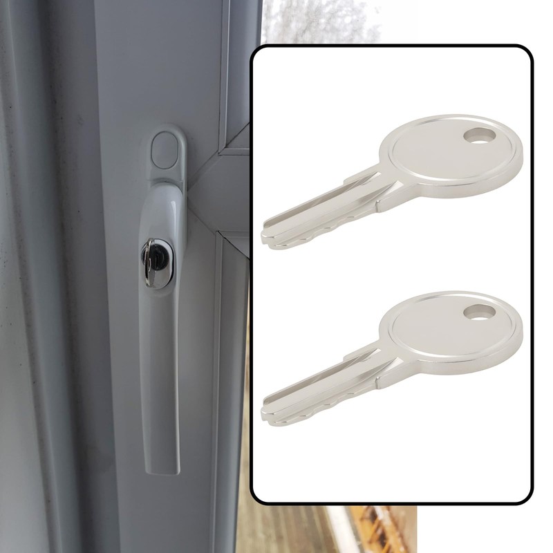 EMSea 5Pcs UPVC Window Handle Key Compatible with Securistyle Window