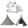 2 Person Teepee Tent with Chimney - 7.2 * 6.2FT