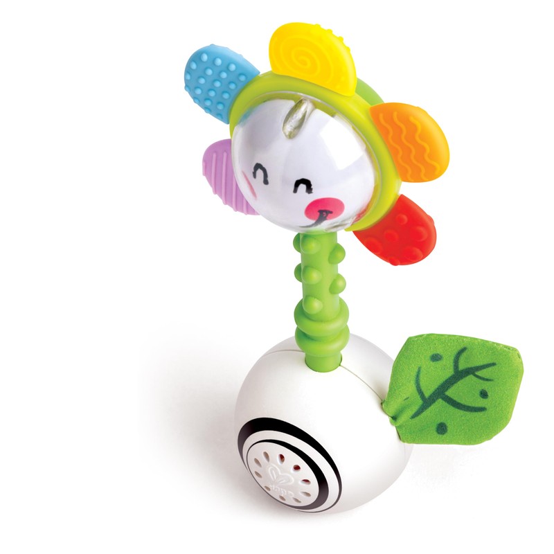 Hape Musical Flower Rattle | Multisensory Toy for Babies |