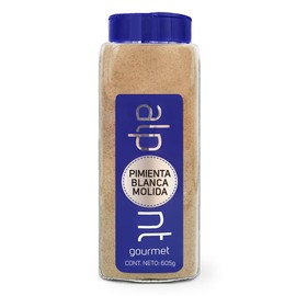 ALPONT GOURMET Pimienta Blanca Molida, 605 g
