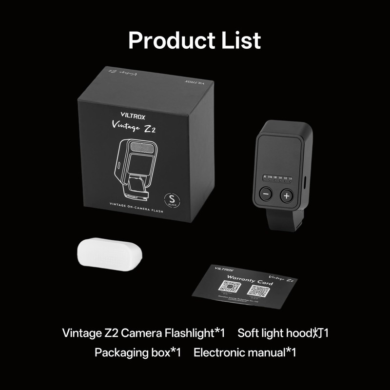 VILTROX Z2 Mini Foldable TTL Camera Flash for Canon