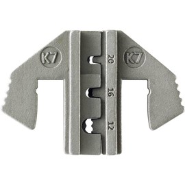 TOOLCRAFT PLE-0K7 Crimping Inserts Suitable for Connectors: German Crimp Range AWG: 12 to 20 awg Suitable for Brand (Zan