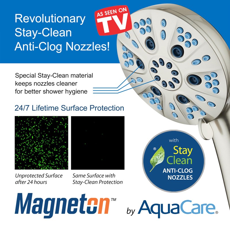 AquaCare Magneton High-Pressure 48-mode Luxury 3-way Combo System with Magnetic