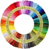 SowKow 50 Bundles Embroidery Thread Embroidery Thread 50 Sets Misanga