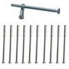 M3 Door Handle Screws SILVER with Bolt Connecting Sleeve Male