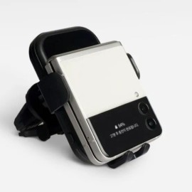 15W 듀얼코일 차량용 고속 무선충전기 거치대 송풍구 흡착 겸용 15W Dual Coil Car Fast Wireless Charger Mount with Air Vent and Suction Cup