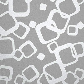 WANDfee® Wall Tattoo, Circles, Dots, 60 Stickers, Colour Choice For Children's Bedroom, Living Room, Hallway, Bathroom, Kitchen, Tile Stickers, white