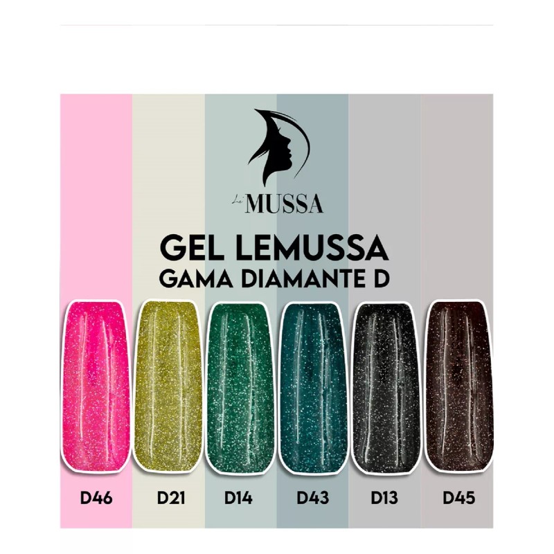 Mussa Esmalte Semi Permanente Gel Diamante Le Mussa