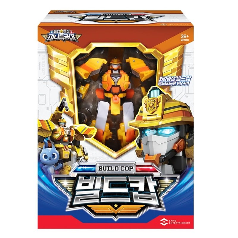 hwasooboon Mini Force Season 6 Strongest Police Build Cop Robot