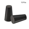 sourcing map Rubber Tapered Plug 10mm to 15mm Solid Test
