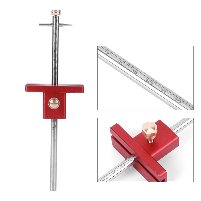 Woodworking Scribe High Accuracy Line Marking Ruler for Carpenter Carpentry