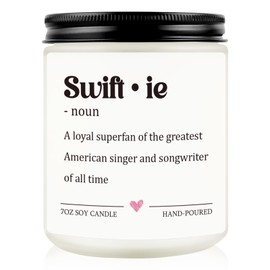 Taylor Inspired Candle Gifts, Birthday Candle Gifts for Best Friend, Sister, Daughter, Girlfriend White Elephant Gifts Funny Gifts for Music Lovers Fans Fans Gift Merch