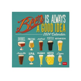 Legami - 2024 Wall Calendar, 12 Months and Year Planner, Space for Notes and Notes, Week Number, Zodiac and International Holidays, Single Cellophane Print, 30 x 29 cm