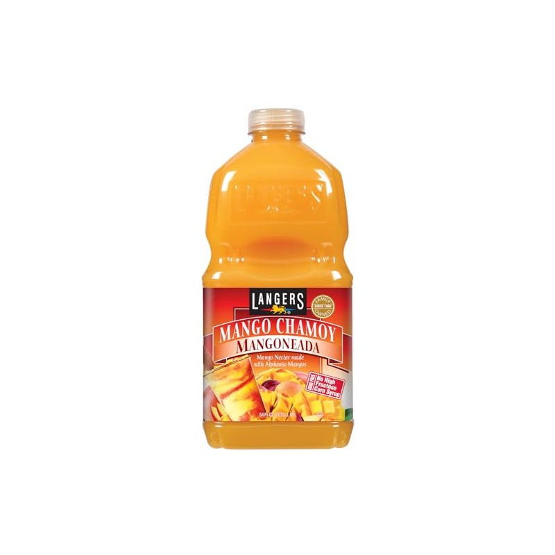 Langers Mango Chamoy, Mangoneada, Juice Cocktail, 64oz, 64 Fl Oz