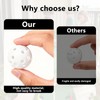 Practice Golf Balls 12-Pack, 4.2cm Durable Plastic Golf Training Balls