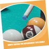 BESPORTBLE Snooker Pool Cue Tips 50pcs Replacement Kit Billiard Cue