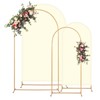 Toolterritary Metal Arch Backdrop Stand and Cover Set, 8FT, 7.2FT