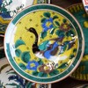 Stylish Kutani Ware Dish, Specialty, Bean Plate, Yoshidaya Twin Duck