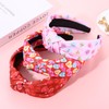 JERTOCLE Valentine's Day Headband Holiday Headband Accessories for Women Printed
