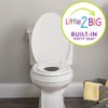 Mayfair Little2Big Toilet Seat with Built-In Potty Training Seat, Slow