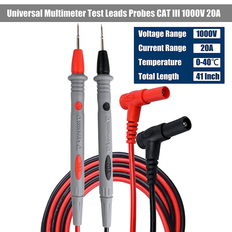 Yakamoz Test Leads Tweezer Multimeter Probe Lead Set 2Pcs SMD
