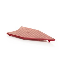 Börner Disc slot for slicer V5 PowerLine, slot for slices in 4 thicknesses, cutting slices with V-slicer, disc cutter for kitchen slicer, Börner accessories, red